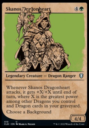 Skanos Dragonheart (Showcase) [Commander Legends: Battle for Baldur's Gate] | Rock City Comics