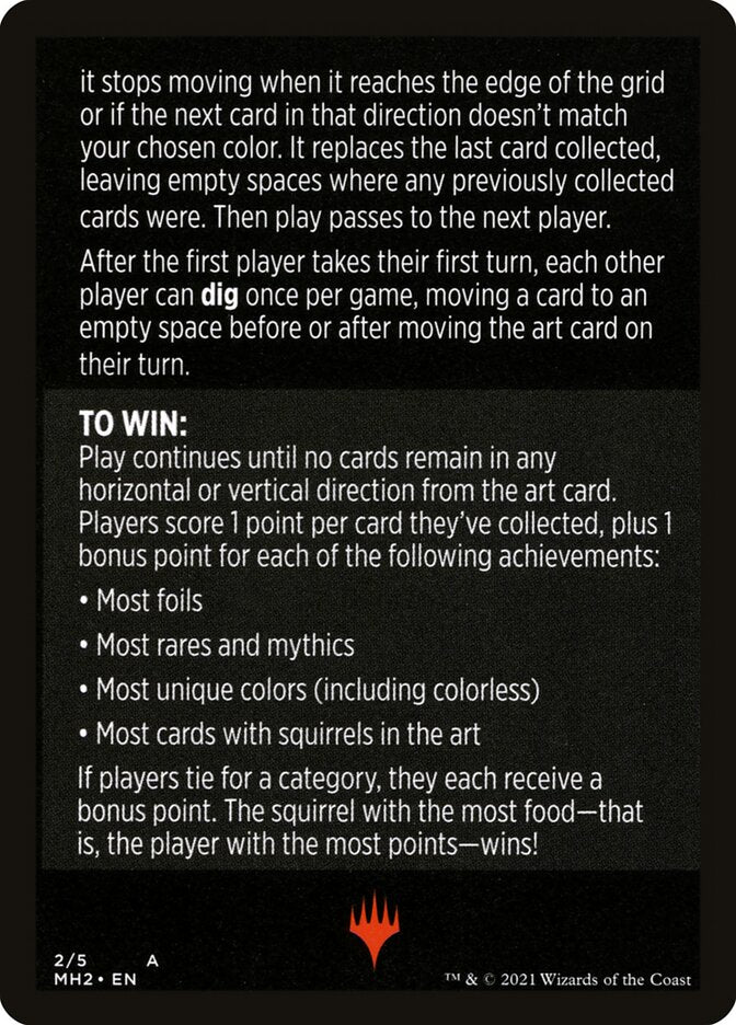 Foraging Squirrels (Magic Minigame) [Modern Horizons 2 Minigame] | Rock City Comics