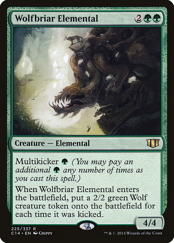 Wolfbriar Elemental [Commander 2014] | Rock City Comics