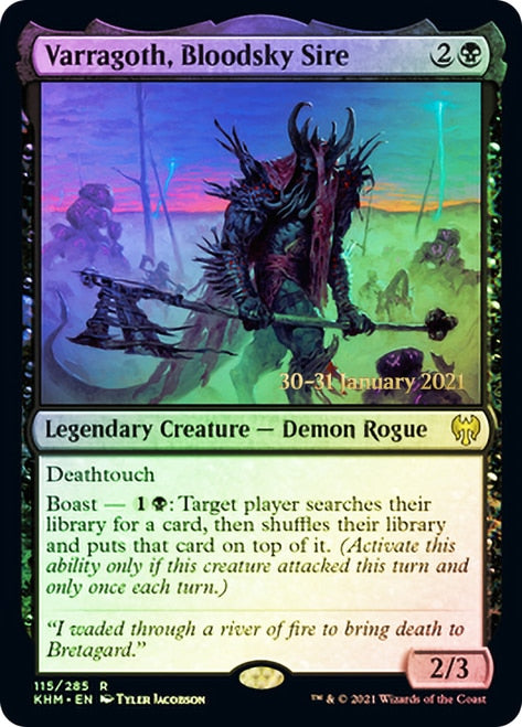 Varragoth, Bloodsky Sire [Kaldheim Prerelease Promos] | Rock City Comics