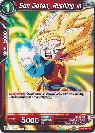 Son Goten, Rushing In [BT8-007] | Rock City Comics