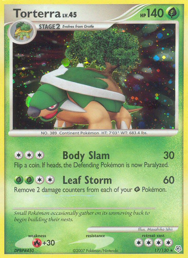 Torterra (17/130) [Diamond & Pearl: Base Set] | Rock City Comics