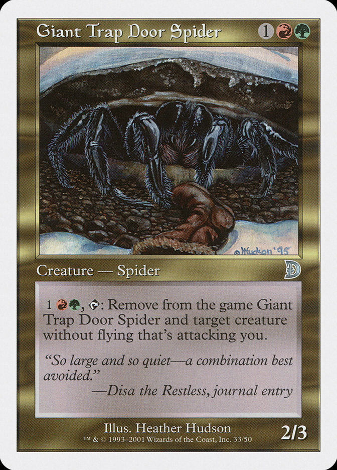 Giant Trap Door Spider [Deckmasters] | Rock City Comics