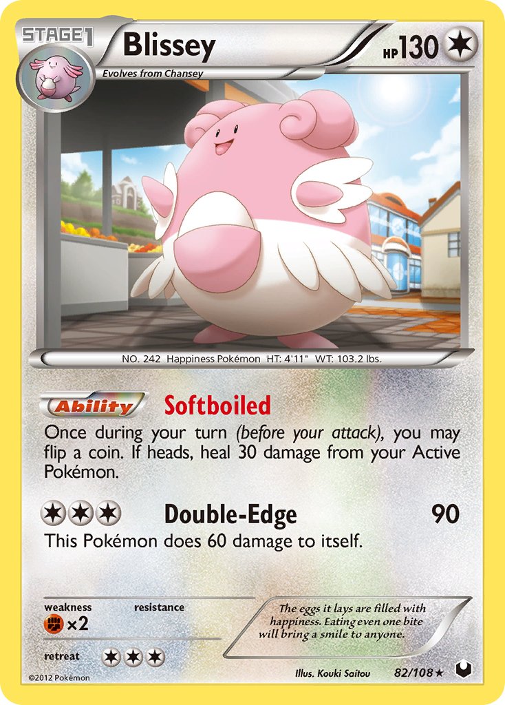 Blissey (82/108) (Battle Arena Deck Exclusive) (Theme Deck Exclusive) [Black & White: Dark Explorers] | Rock City Comics