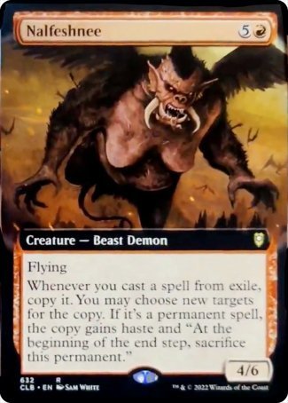 Nalfeshnee (Extended Art) [Commander Legends: Battle for Baldur's Gate] | Rock City Comics