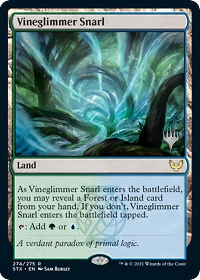 Vineglimmer Snarl (Promo Pack) [Strixhaven: School of Mages Promos] | Rock City Comics