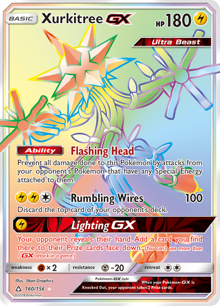 Xurkitree GX (160/156) [Sun & Moon: Ultra Prism] | Rock City Comics