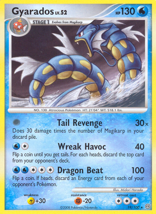 Gyarados (19/100) [Diamond & Pearl: Stormfront] | Rock City Comics