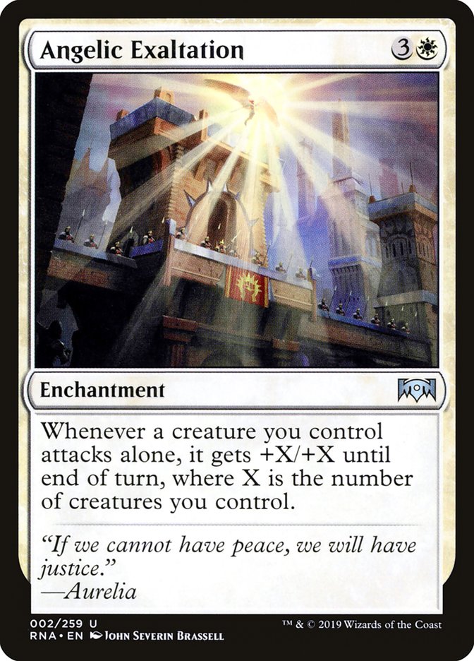 Angelic Exaltation [Ravnica Allegiance] | Rock City Comics