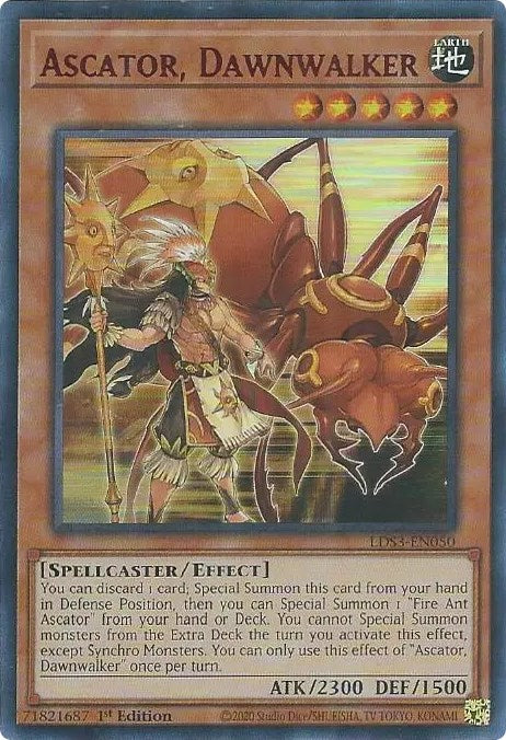 Ascator, Dawnwalker (Red) [LDS3-EN050] Ultra Rare | Rock City Comics