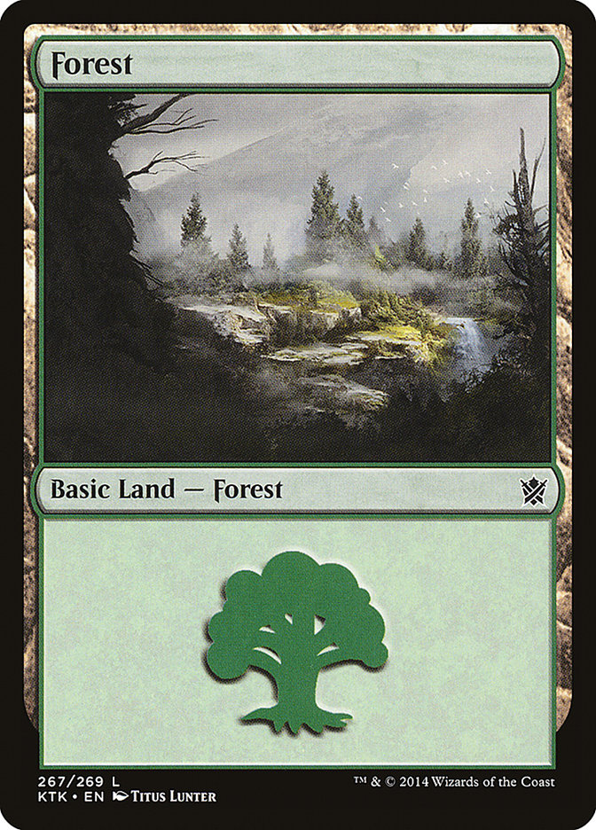 Forest (267) [Khans of Tarkir] | Rock City Comics