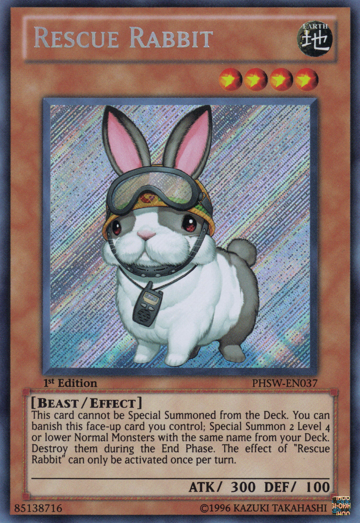 Rescue Rabbit [PHSW-EN037] Secret Rare | Rock City Comics