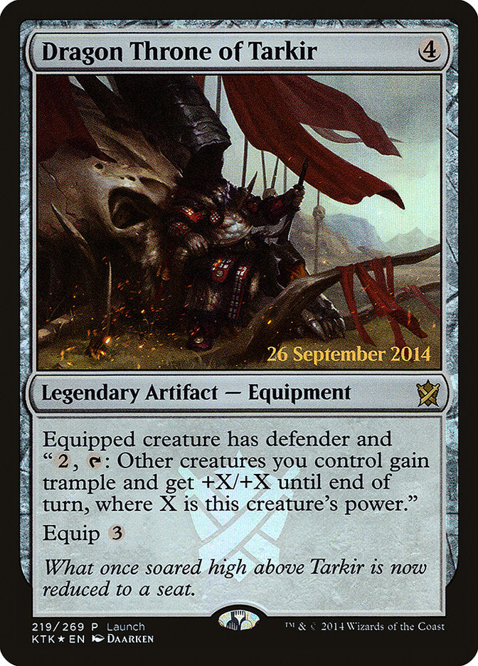 Dragon Throne of Tarkir (Launch) [Khans of Tarkir Prerelease Promos] | Rock City Comics