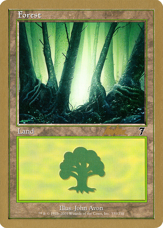 Forest (bk330) (Brian Kibler) [World Championship Decks 2002] | Rock City Comics