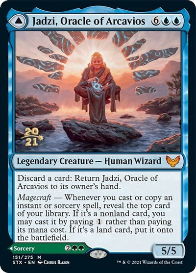 Jadzi, Oracle of Arcavios // Journey to the Oracle [Strixhaven: School of Mages Prerelease Promos] | Rock City Comics