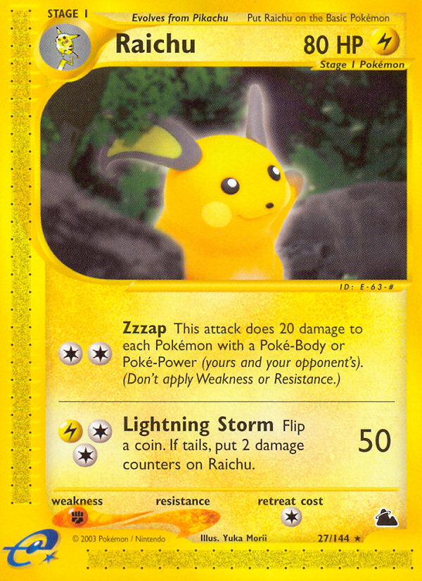 Raichu (27/144) [Skyridge] | Rock City Comics