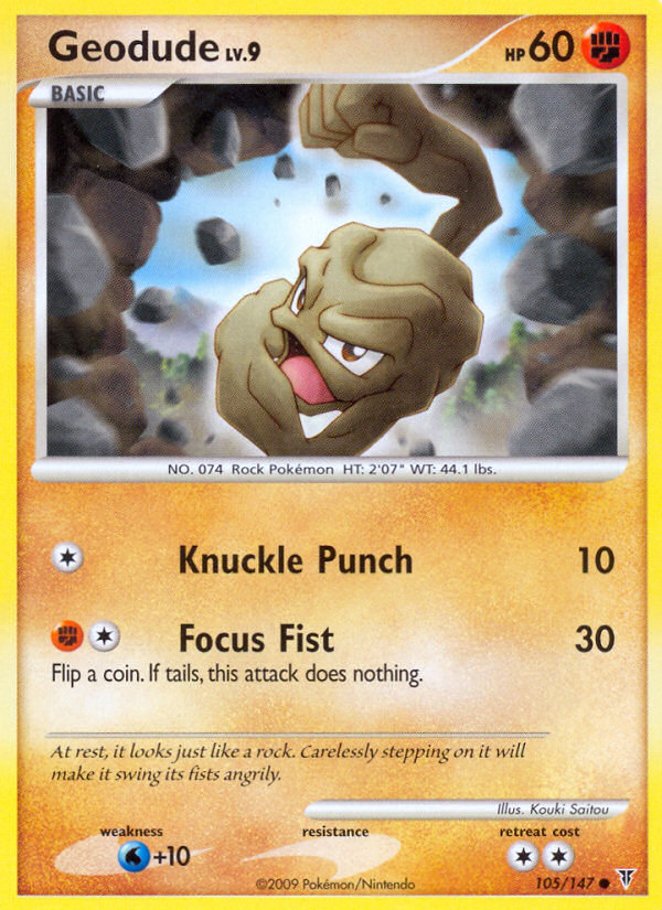 Geodude (105/147) [Platinum: Supreme Victors] | Rock City Comics