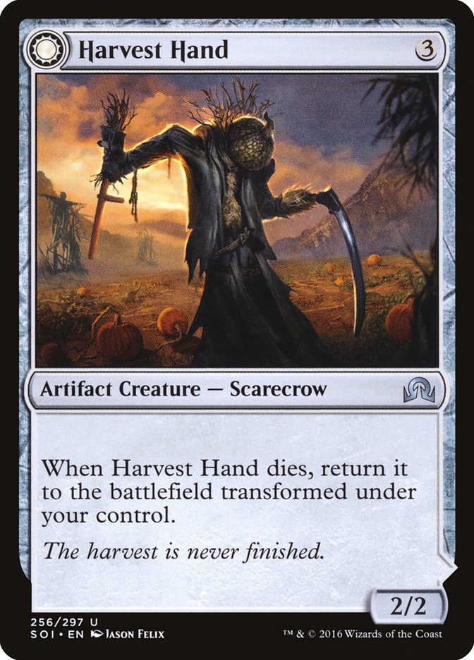 Harvest Hand // Scrounged Scythe [Shadows over Innistrad] | Rock City Comics