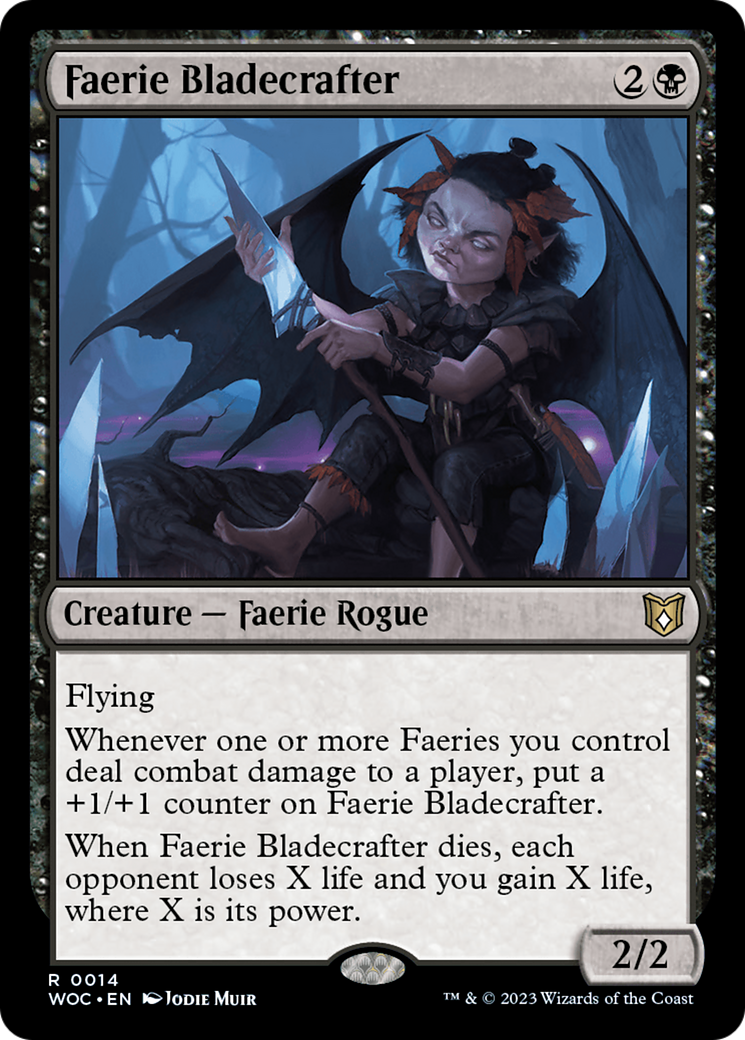 Faerie Bladecrafter [Wilds of Eldraine Commander] | Rock City Comics