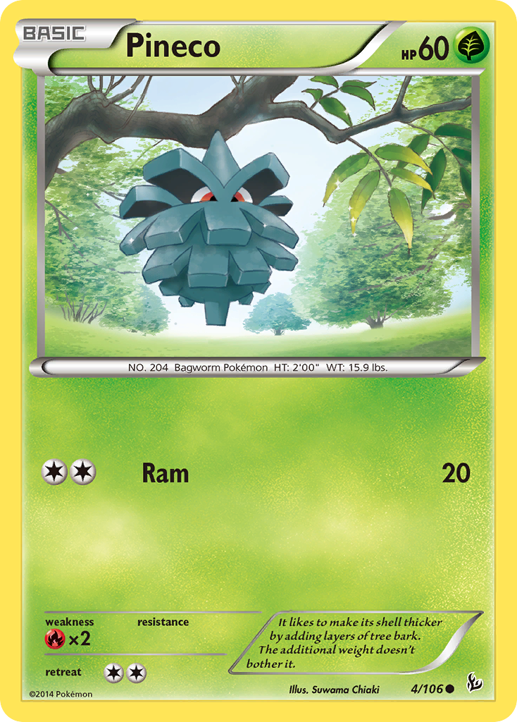 Pineco (4/106) [XY: Flashfire] | Rock City Comics