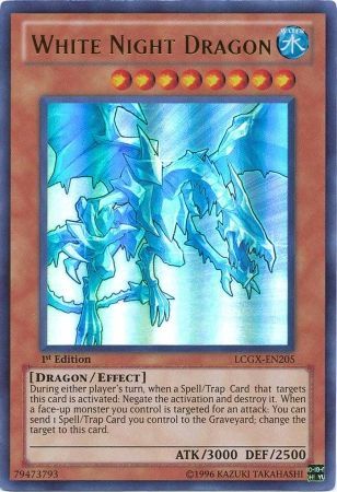 White Night Dragon [LCGX-EN205] Ultra Rare | Rock City Comics