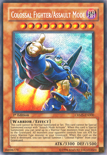 Colossal Fighter/Assault Mode [CRMS-EN000] Secret Rare | Rock City Comics