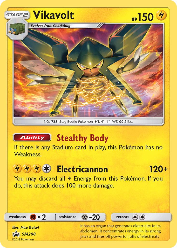 Vikavolt (SM208) [Sun & Moon: Black Star Promos] | Rock City Comics