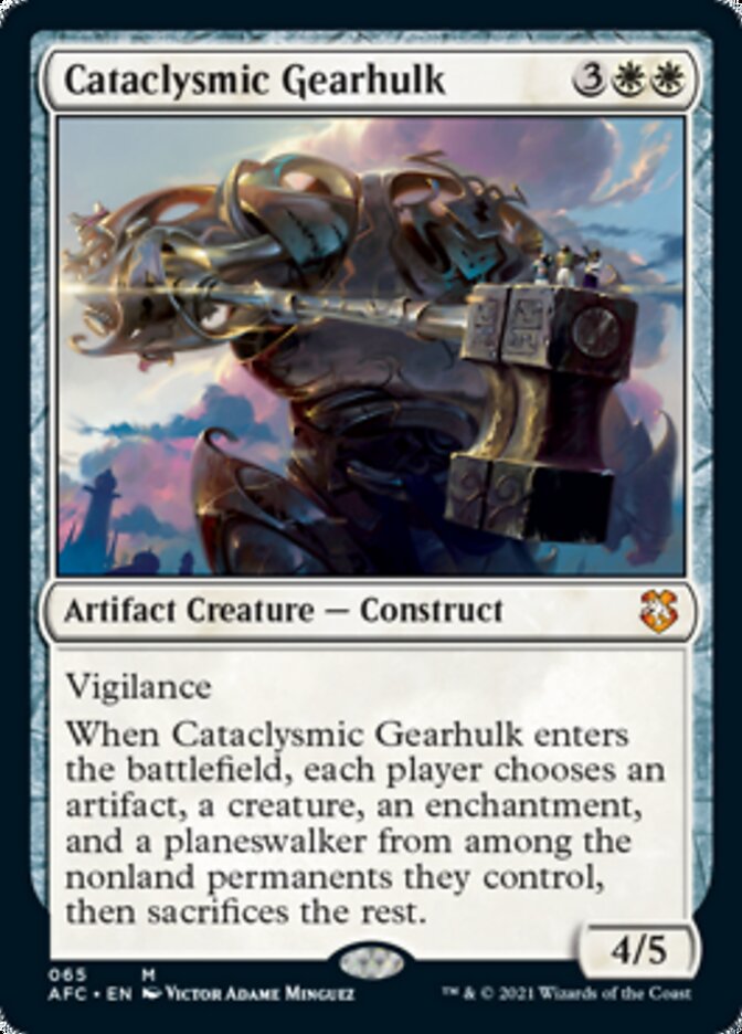 Cataclysmic Gearhulk [Dungeons & Dragons: Adventures in the Forgotten Realms Commander] | Rock City Comics