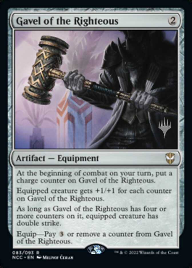 Gavel of the Righteous (Promo Pack) [Streets of New Capenna Commander Promos] | Rock City Comics