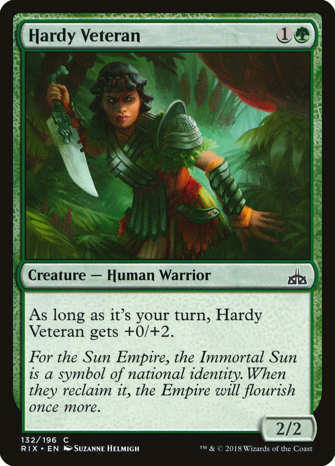 Hardy Veteran [Rivals of Ixalan] | Rock City Comics