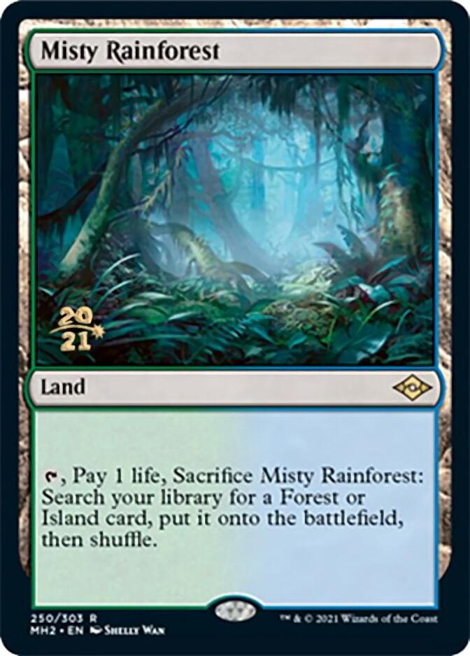 Misty Rainforest [Modern Horizons 2 Prerelease Promos] | Rock City Comics