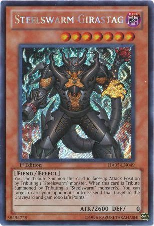 Steelswarm Girastag [HA05-EN049] Secret Rare | Rock City Comics