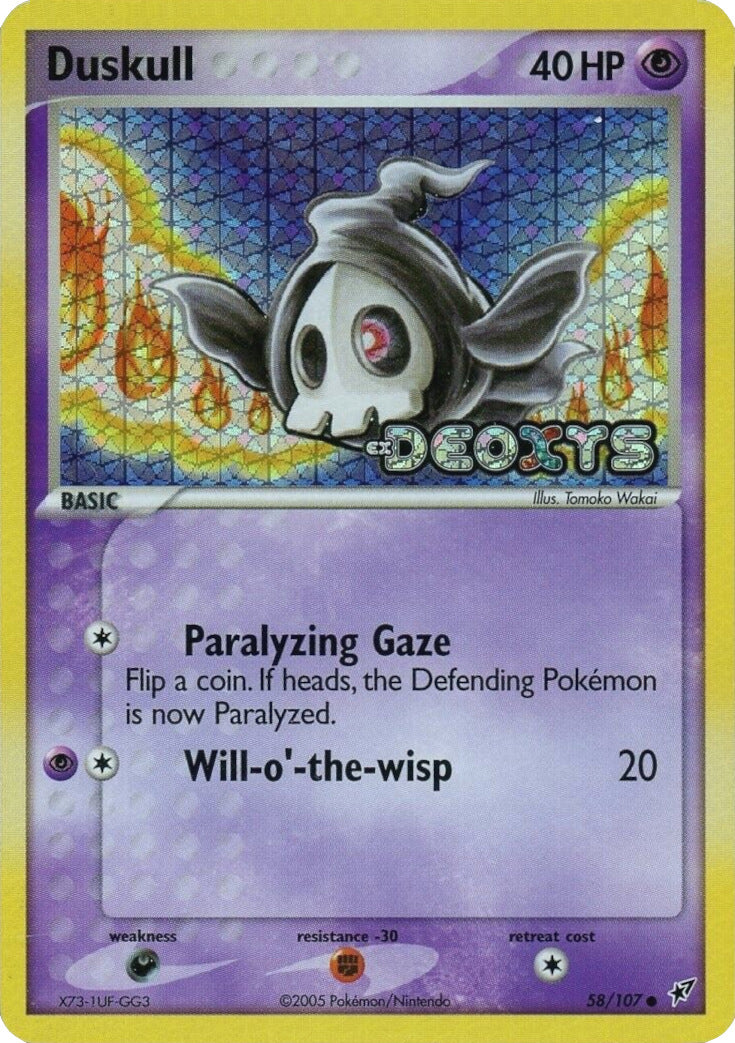 Duskull (58/107) (Stamped) [EX: Deoxys] | Rock City Comics