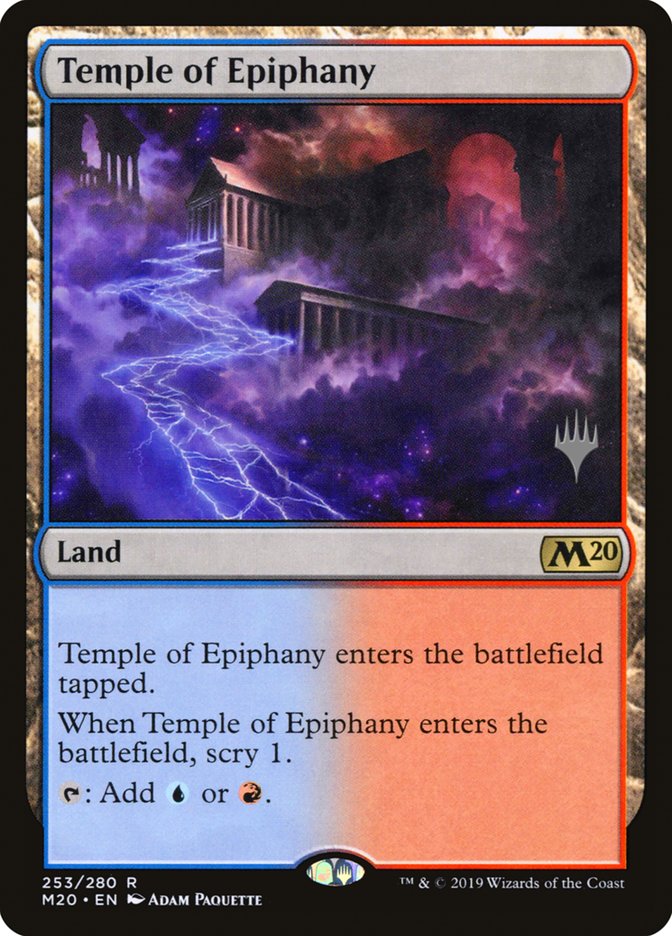 Temple of Epiphany (Promo Pack) [Core Set 2020 Promos] | Rock City Comics