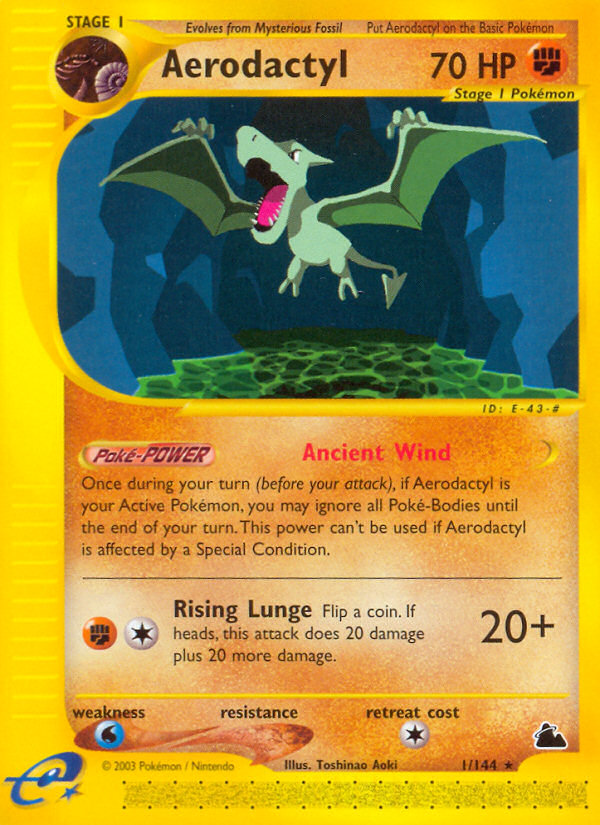 Aerodactyl (1/144) [Skyridge] | Rock City Comics