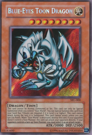 Blue-Eyes Toon Dragon [SRL-000] Secret Rare | Rock City Comics