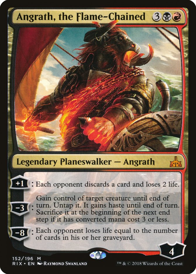 Angrath, the Flame-Chained [Rivals of Ixalan] | Rock City Comics