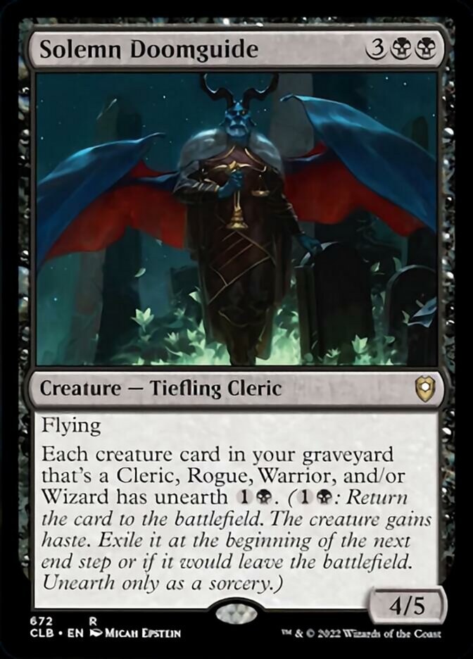 Solemn Doomguide [Commander Legends: Battle for Baldur's Gate] | Rock City Comics