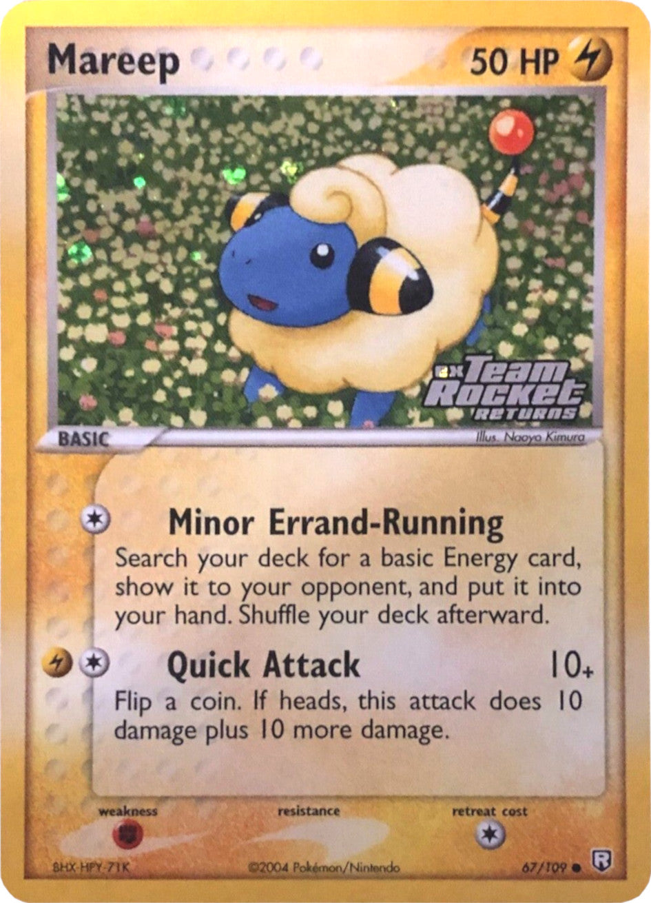 Mareep (67/109) (Stamped) [EX: Team Rocket Returns] | Rock City Comics