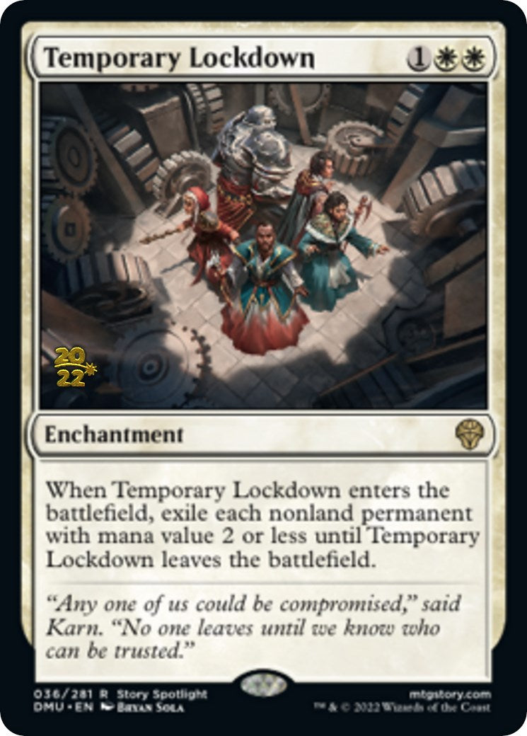 Temporary Lockdown [Dominaria United Prerelease Promos] | Rock City Comics