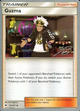 Guzma (115/147) (Ice Path FTW - Zachary Bokhari) [World Championships 2017] | Rock City Comics