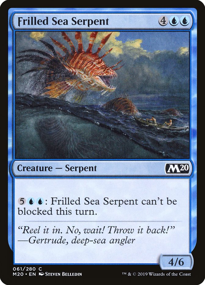 Frilled Sea Serpent [Core Set 2020] | Rock City Comics