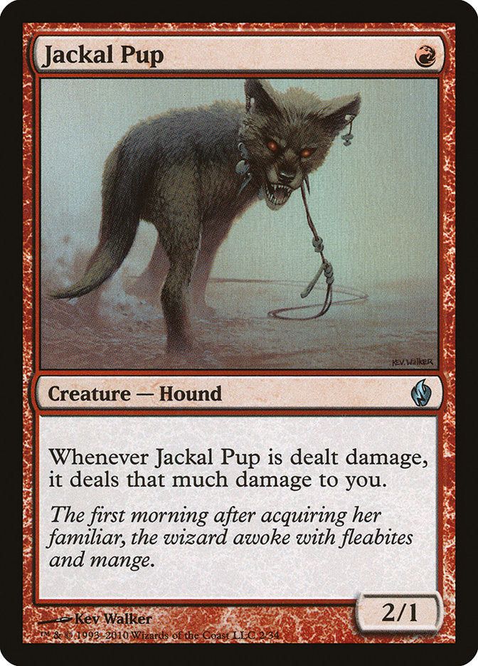 Jackal Pup [Premium Deck Series: Fire and Lightning] | Rock City Comics