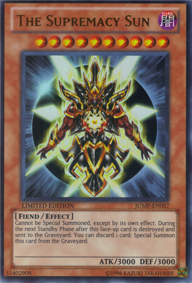 The Supremacy Sun [JUMP-EN057] Ultra Rare | Rock City Comics