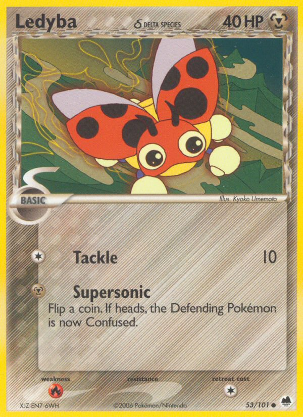 Ledyba (53/101) (Delta Species) [EX: Dragon Frontiers] | Rock City Comics