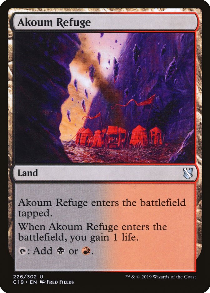 Akoum Refuge [Commander 2019] | Rock City Comics