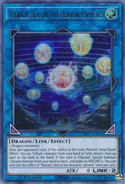 Hieratic Seal of the Heavenly Spheres [GFTP-EN053] Ultra Rare | Rock City Comics