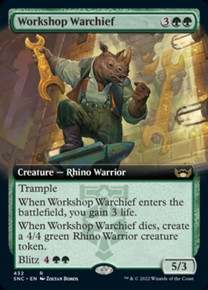 Workshop Warchief (Extended Art) [Streets of New Capenna] | Rock City Comics