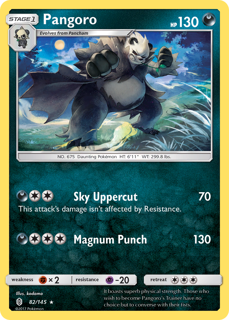 Pangoro (82/145) [Sun & Moon: Guardians Rising] | Rock City Comics