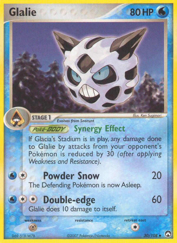 Glalie (30/108) [EX: Power Keepers] | Rock City Comics